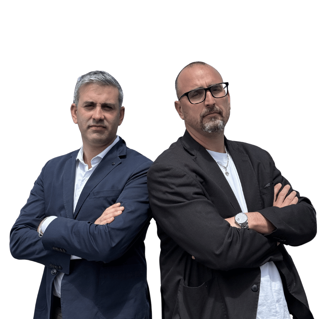 Daniele Zarlenga e Cristian Federici di FZ Group, a braccia conserte